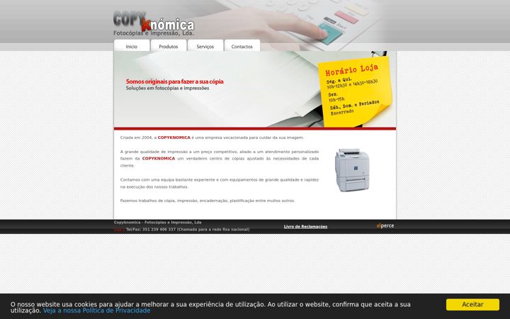 Screenshot of copyknomica.com