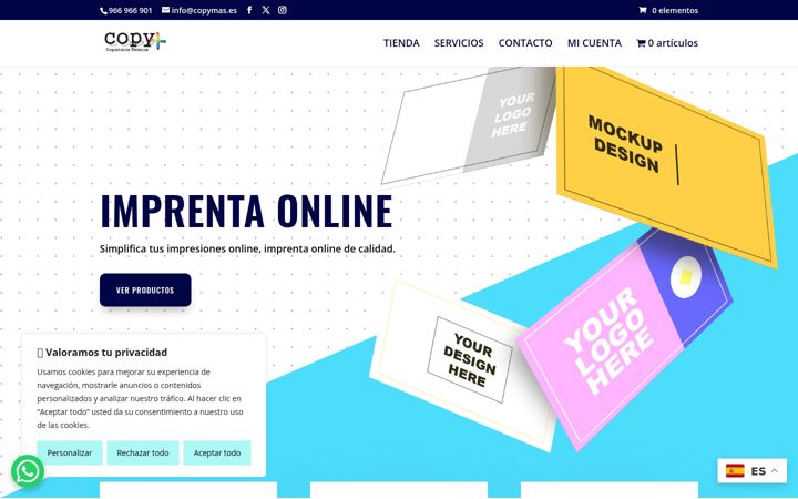 Képernyőkép: copymas.es