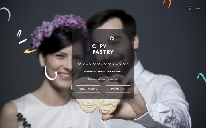 Screenshot of copypastry.com