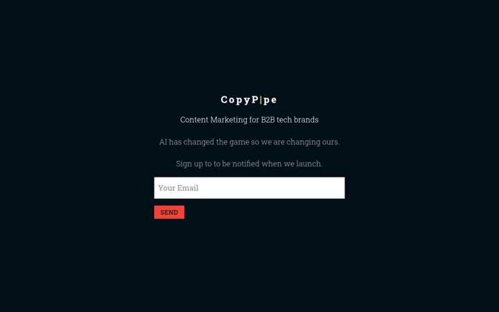Screenshot of copypipe.com