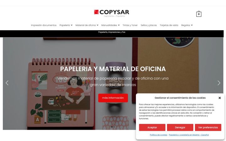 Screenshot of copysar.es