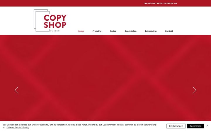 Skärmbild av copyshop-fuessen.de