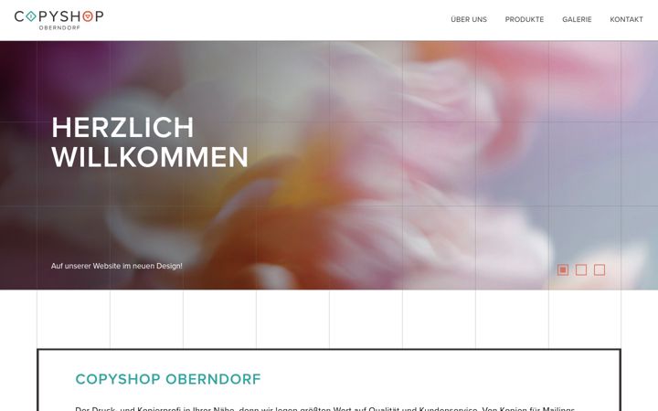 Screenshot of copyshop-oberndorf.at