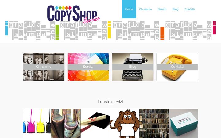 Екранна снимка на copyshopservice.it