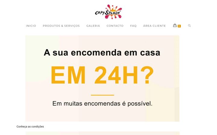 Screenshot of copysplash.pt
