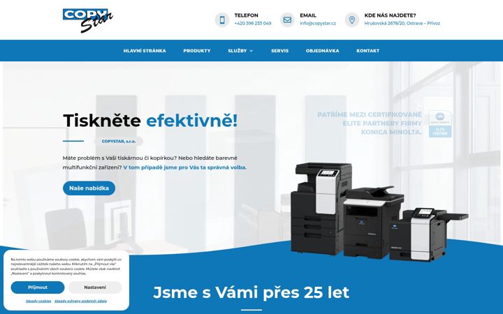 Screenshot of copystar.cz