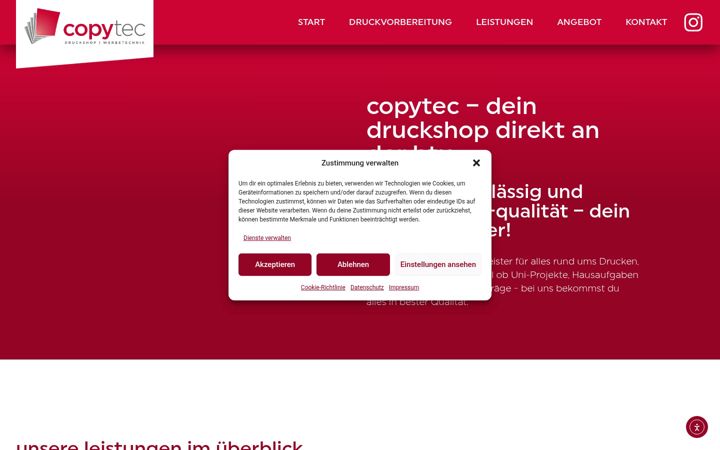 Screenshot of copytec-cb.de