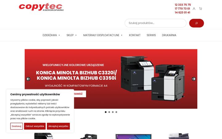 Screenshot of copytec.com.pl