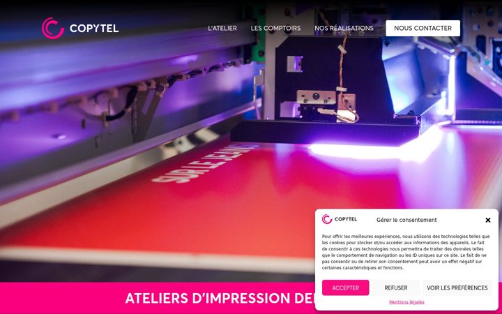 Screenshot di copytel.fr