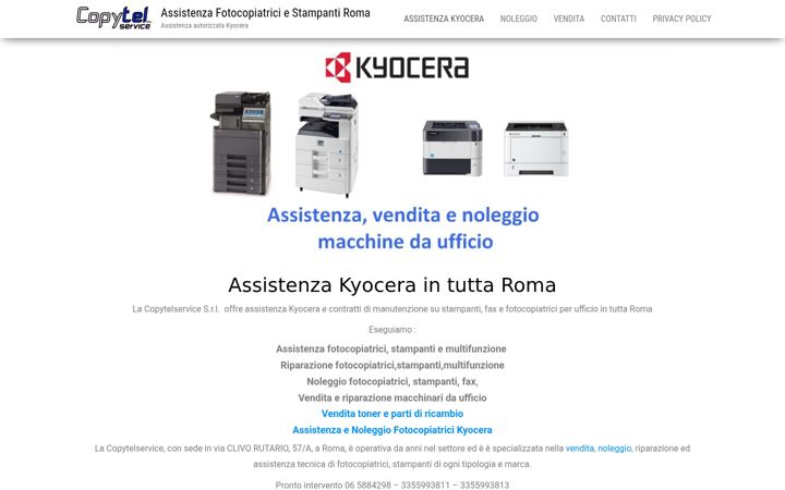 Екранна снимка на copytelservice.it