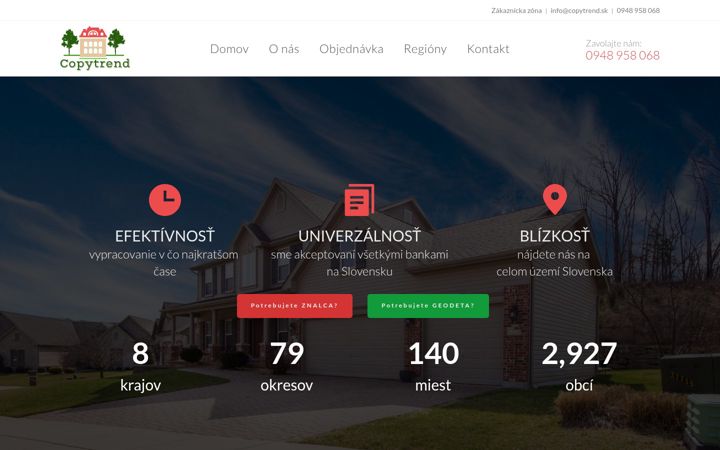 Screenshot of copytrend.sk