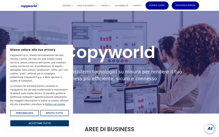 Екранна снимка на copyworld.it