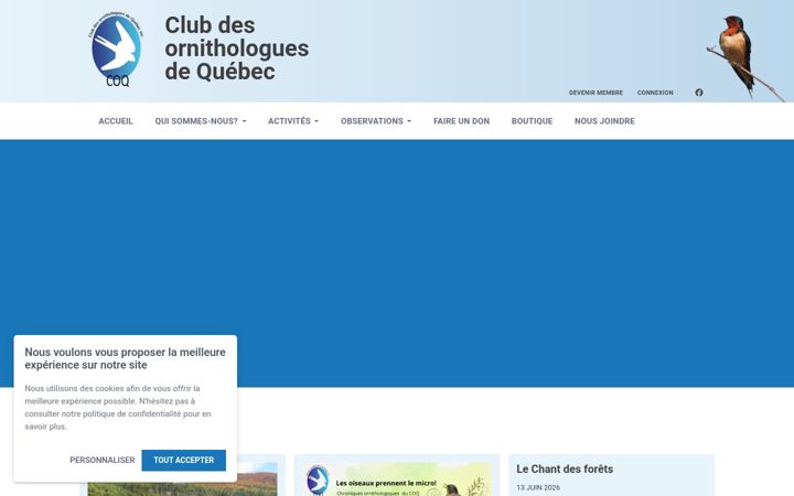 Screenshot of coq.qc.ca