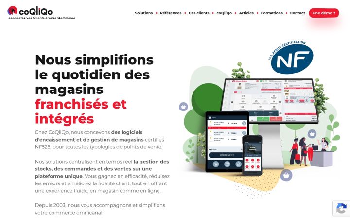 Screenshot of coqliqo.com