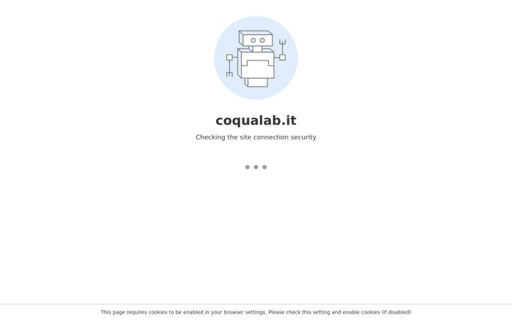 Screenshot of coqualab.it