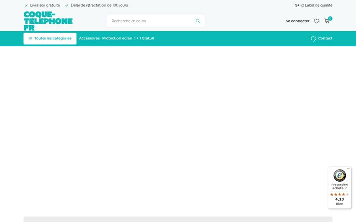 Screenshot of coque-telephone.fr