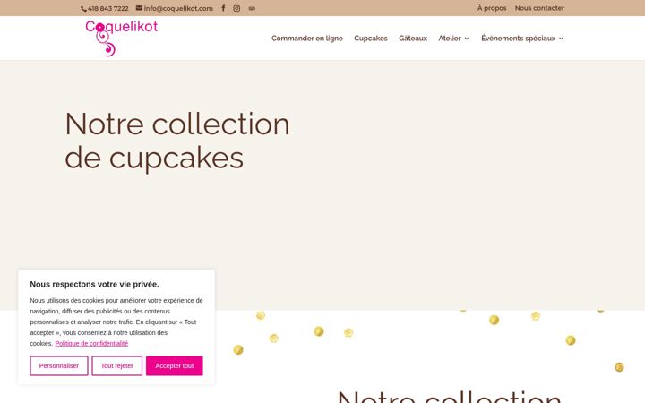 Screenshot of coquelikot.com