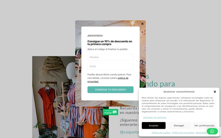 Képernyőkép: coquetashop.es