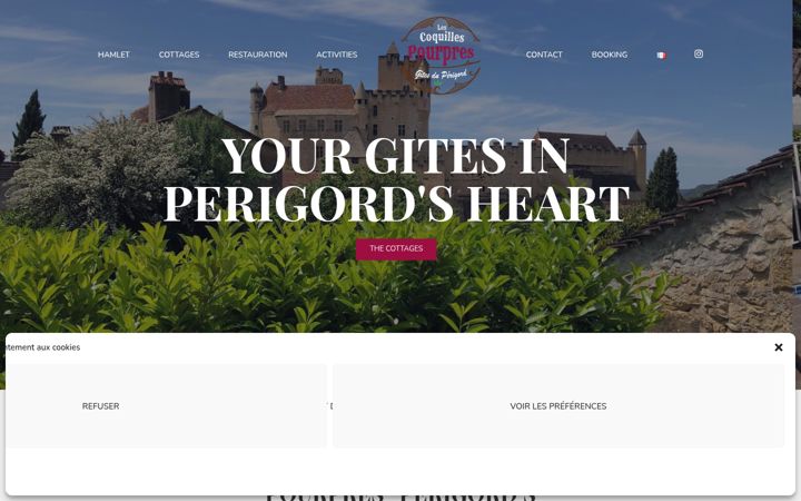 Screenshot di coquillespourpres.fr