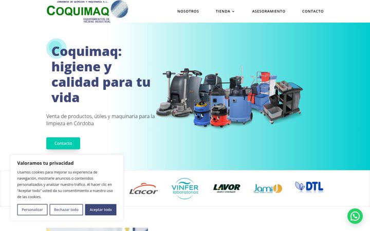 Screenshot of coquimaq.es