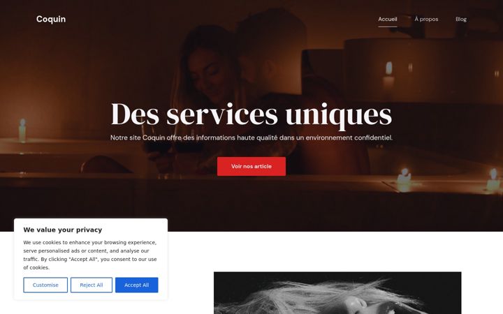 Screenshot of coquin.es