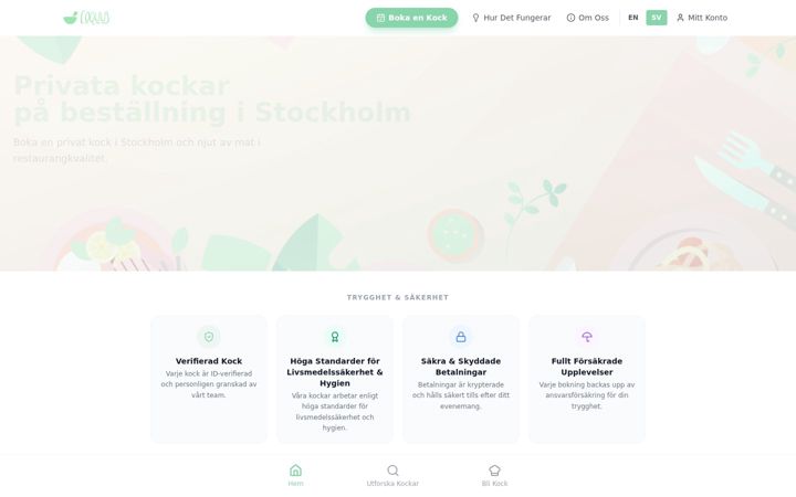 Screenshot of coquus.se