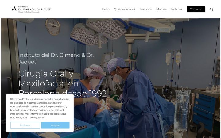 Screenshot of corachanmaxilofacial.com