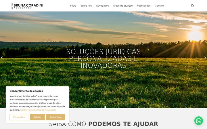 Screenshot van coradini.adv.br