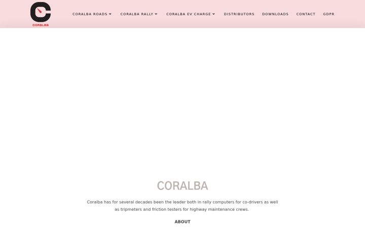 Screenshot of coralba.se
