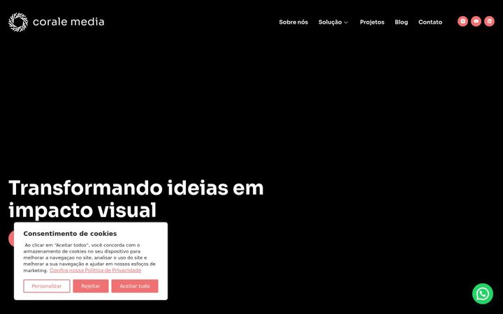 Screenshot van coralemedia.com.br
