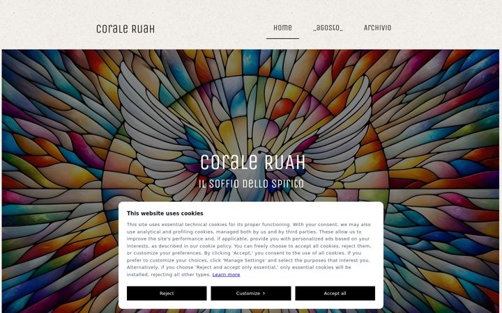 Screenshot of coraleruah.it