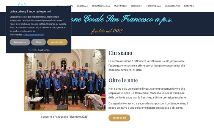 Screenshot of coralesanfrancesco.it