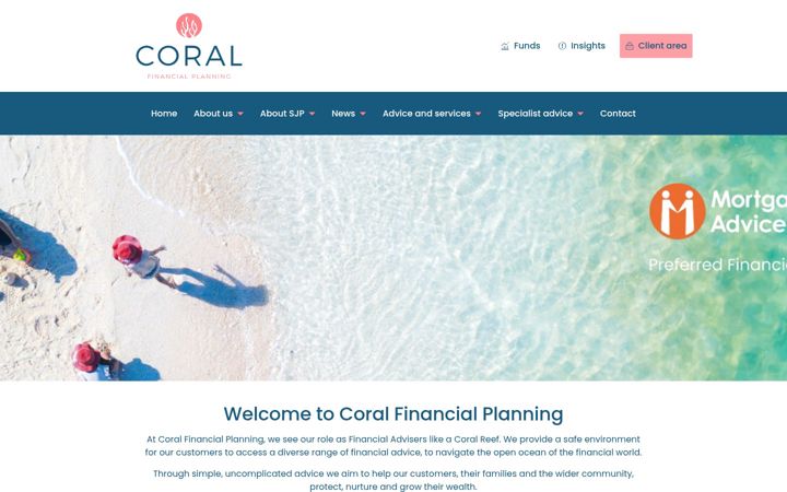 Screenshot ta' coralfp.co.uk