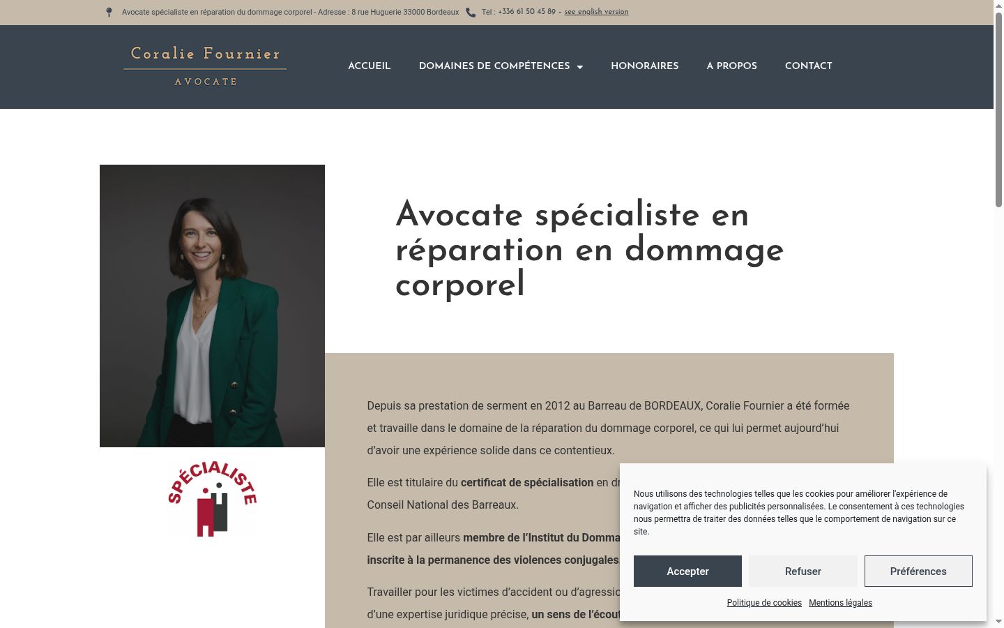 Screenshot tal-banner tal-kunsens muri qabel kwalunkwe interazzjoni