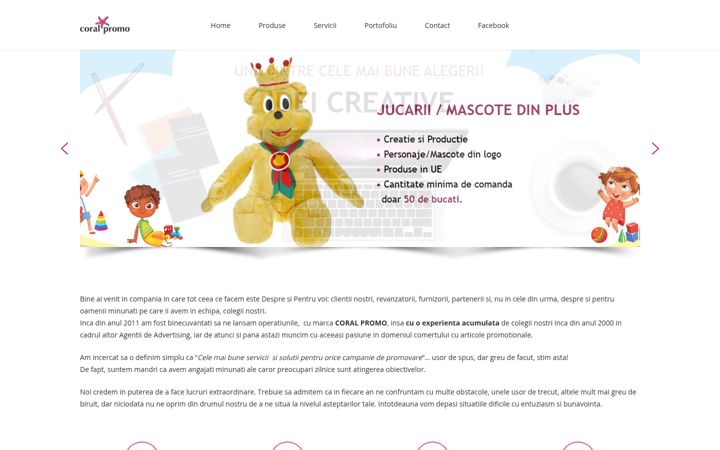 Screenshot of coralpromo.ro