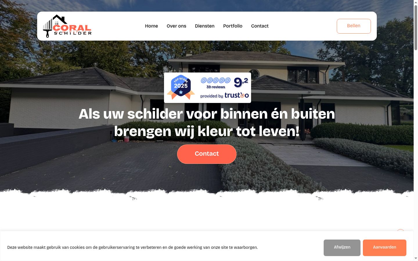 Screenshot tal-banner tal-kunsens muri qabel kwalunkwe interazzjoni