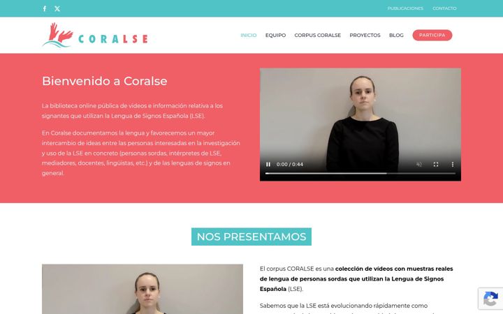 Screenshot of coralse.org