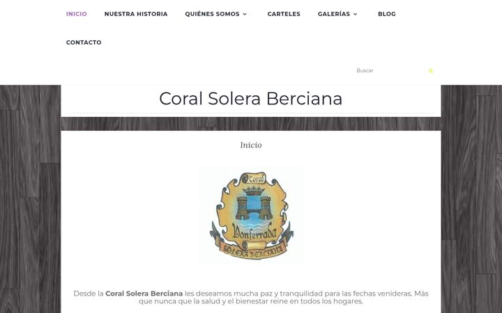 Screenshot of coralsoleraberciana.org