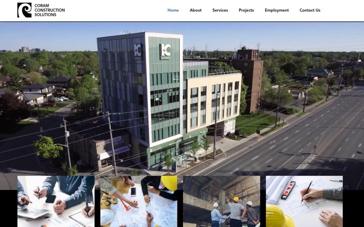 Screenshot of coram.com