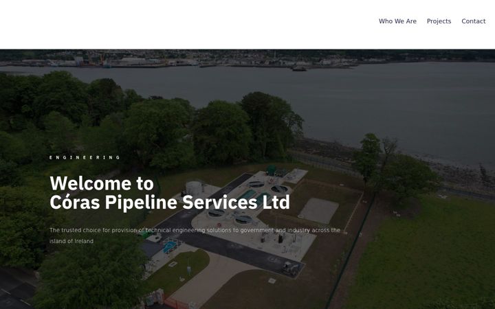 Screenshot of coras.ie