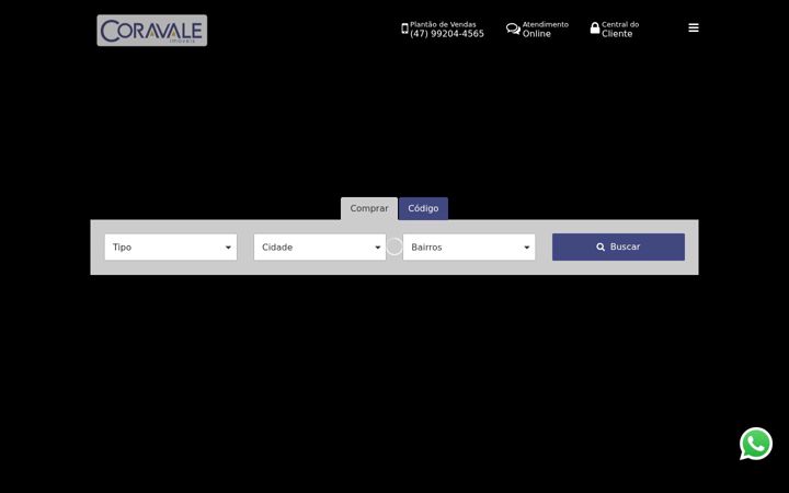 Screenshot van coravaleimoveis.com.br