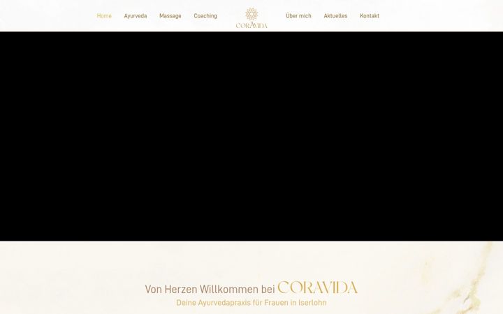 Screenshot of coravida.de