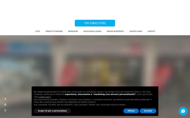 Screenshot of corazzaclaudio.it
