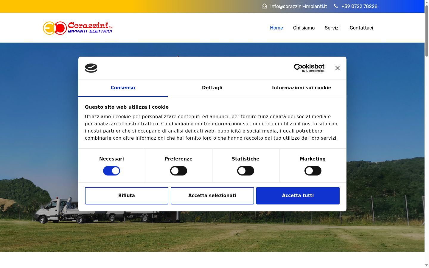 Zrzut ekranu banera zgody wyświetlanego przed jakąkolwiek interakcją