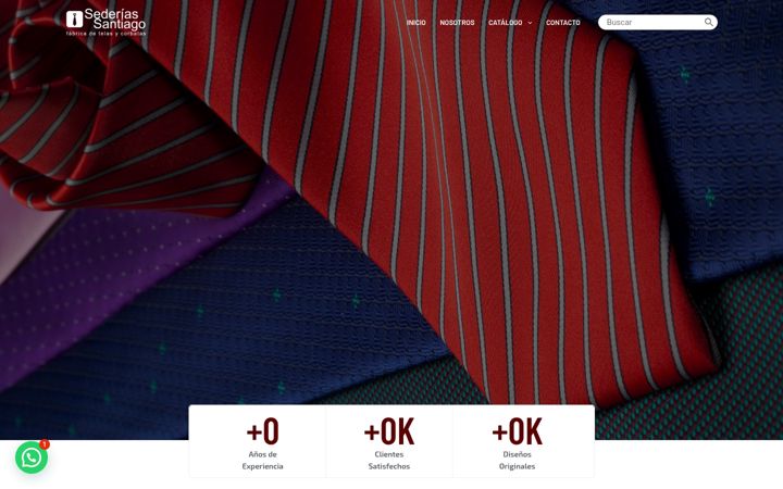 Screenshot of corbatasantiago.com