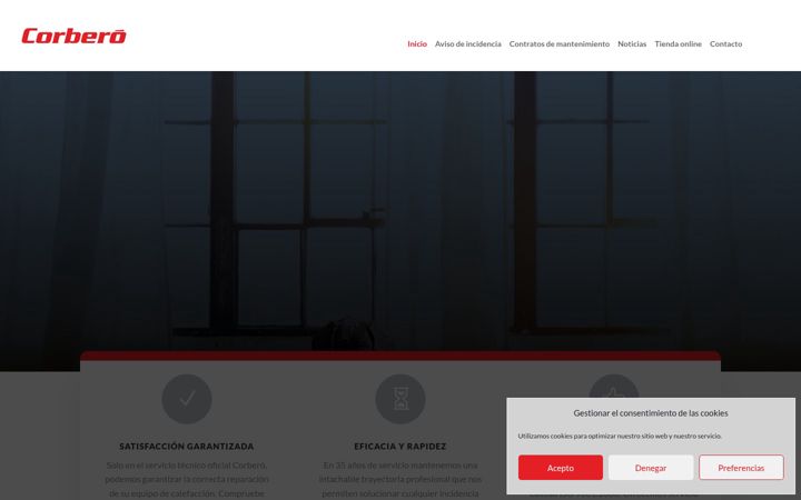 Screenshot of corberovalencia.es
