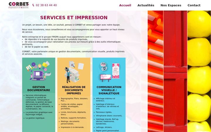 Screenshot of corbet-com.fr