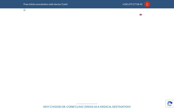 Screenshot of corbiclinic.com