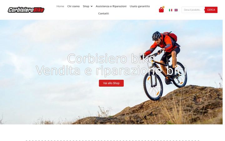 Screenshot of corbisierobike.it