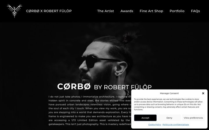 Screenshot of corbo.ro